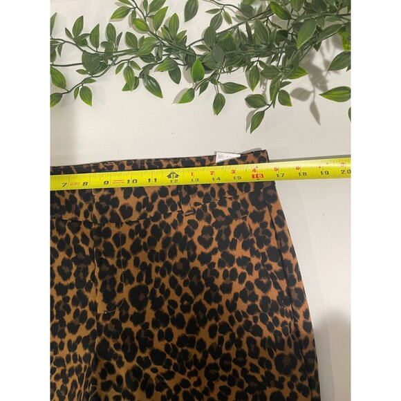 Old Navy Harper Mid-Rise Leopard Print Pants Size 8 Regular - Picture 11 of 13